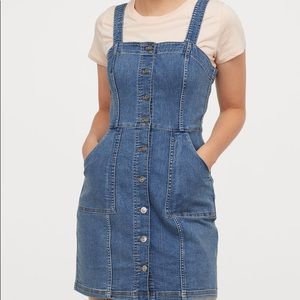 H&M Bib Overall Dress Size 6